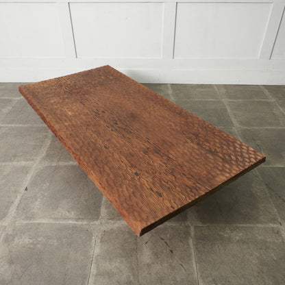 なぐり加工 座卓