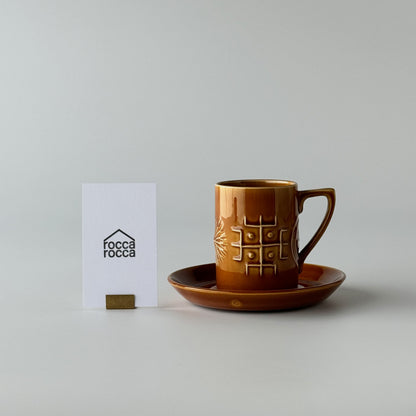 Totem トーテム カップ&ソーサー ブラウン