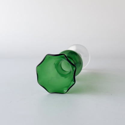 英国ヴィンテージ ガラスフラワーベース