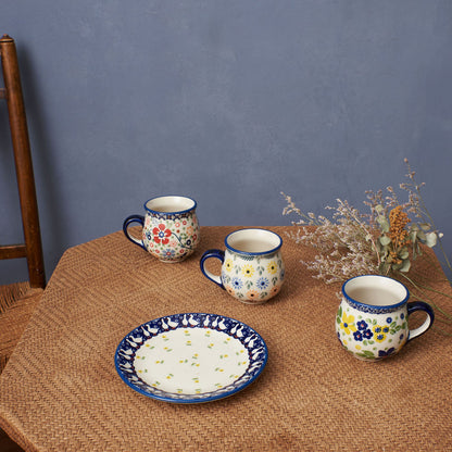 ポーリッシュポタリー マグカップ レトロフラワー