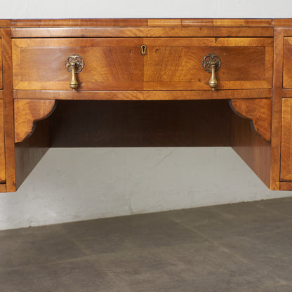 英国アンティーク 両袖デスク