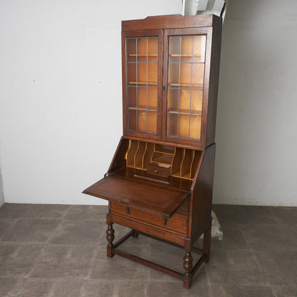 英国アンティーク ビューローブックケース