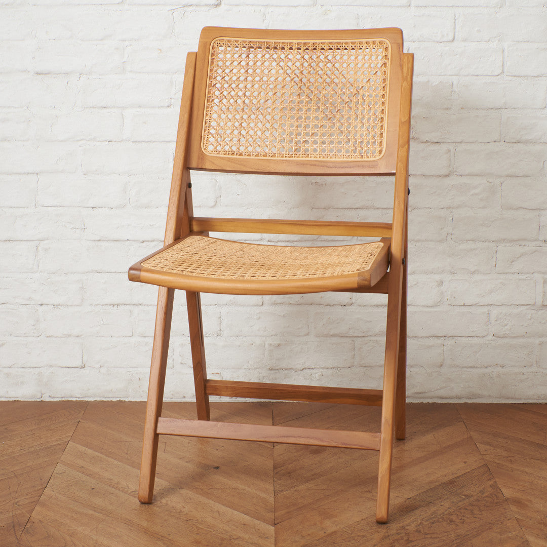 ラタン編み フォールディングチェア