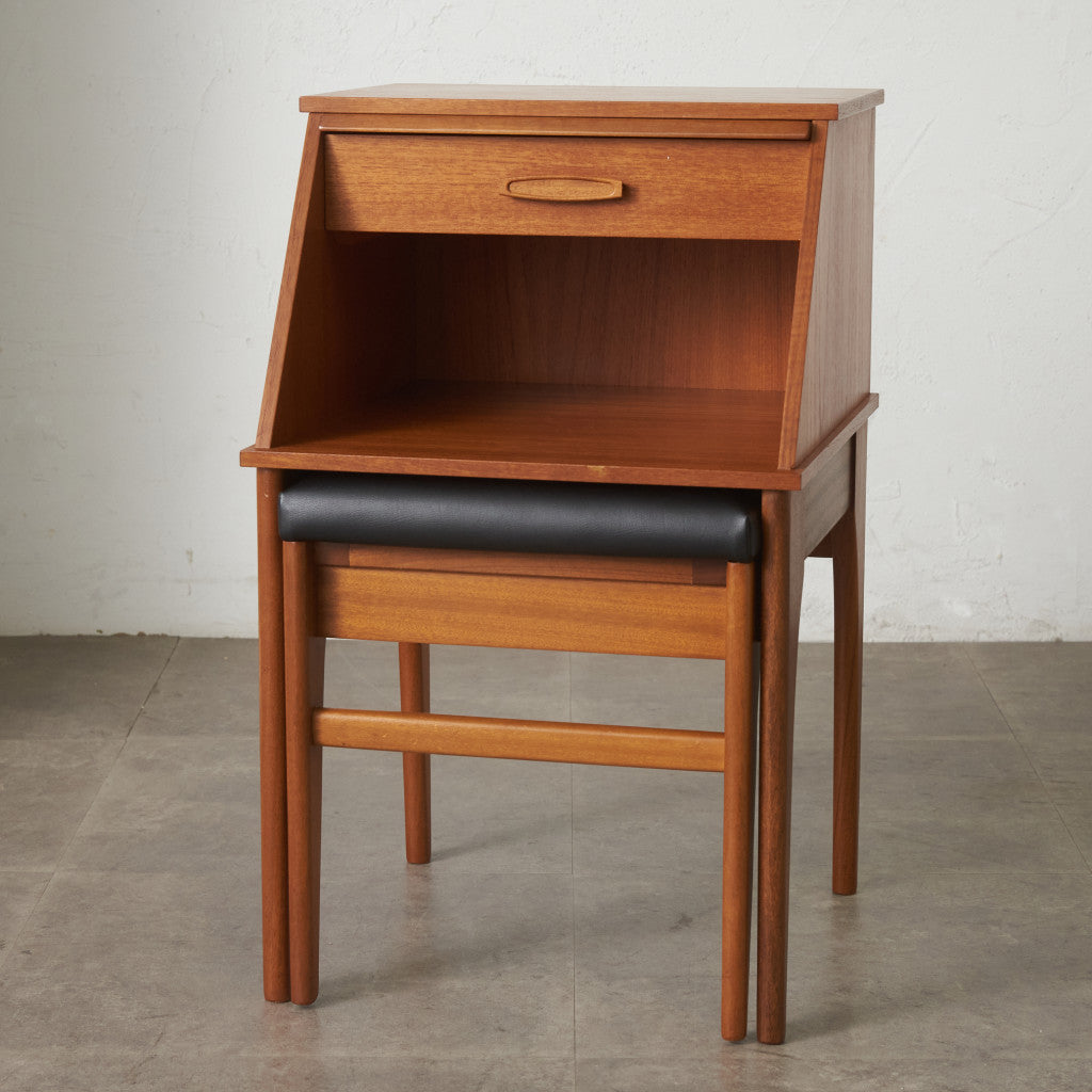 ヴィンテージ テレフォンベンチ / 張替済