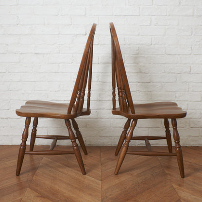 ボウスピンドルバックチェア 2脚セット