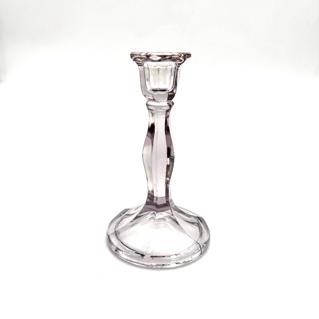 英国クラシック ガラス キャンドルスタンド