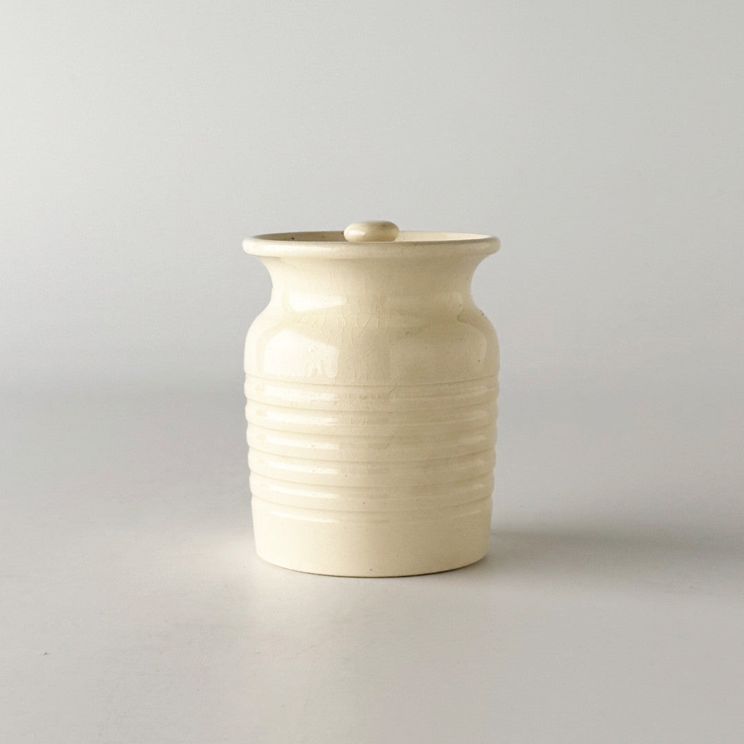 ヴィンテージ 蓋付きジャー