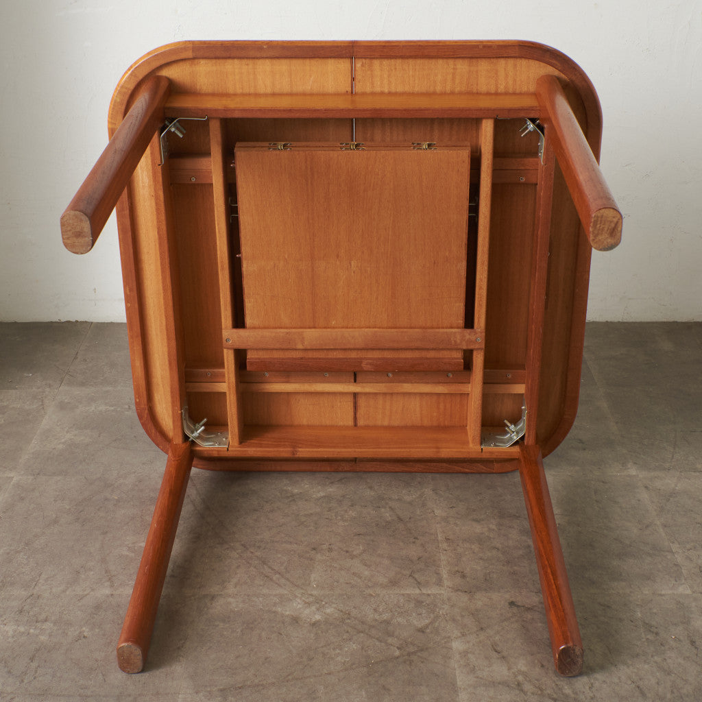 チーク材 エクステンションダイニングテーブル