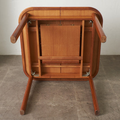 チーク材 エクステンションダイニングテーブル