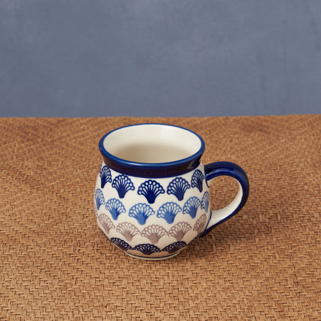 ポーリッシュポタリー マグカップ 貝がら