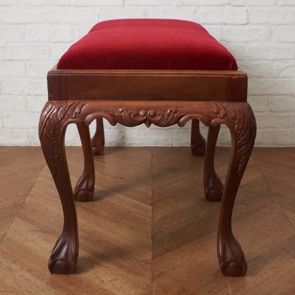 英国クラシック スツール / 張替済