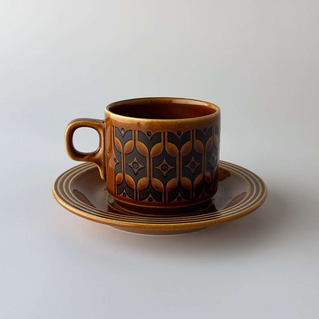 HEIRLOOM エアルーム カップ&ソーサー Autumn brown