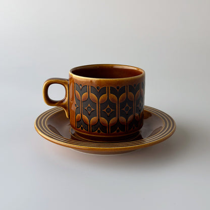 HEIRLOOM エアルーム カップ&ソーサー Autumn brown