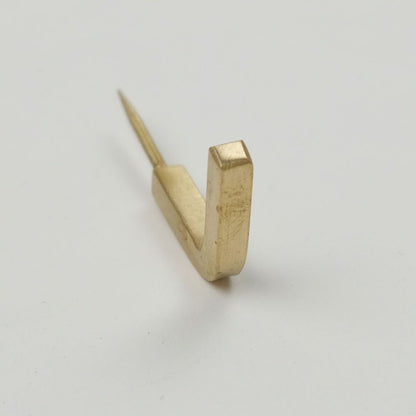 真鍮 Ｌ字フックプッシュピン