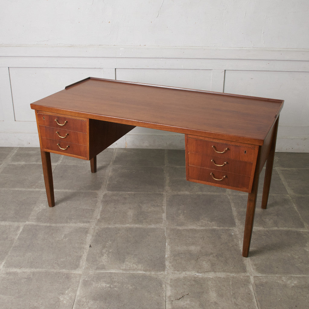 デンマーク製ヴィンテージ 両袖デスク