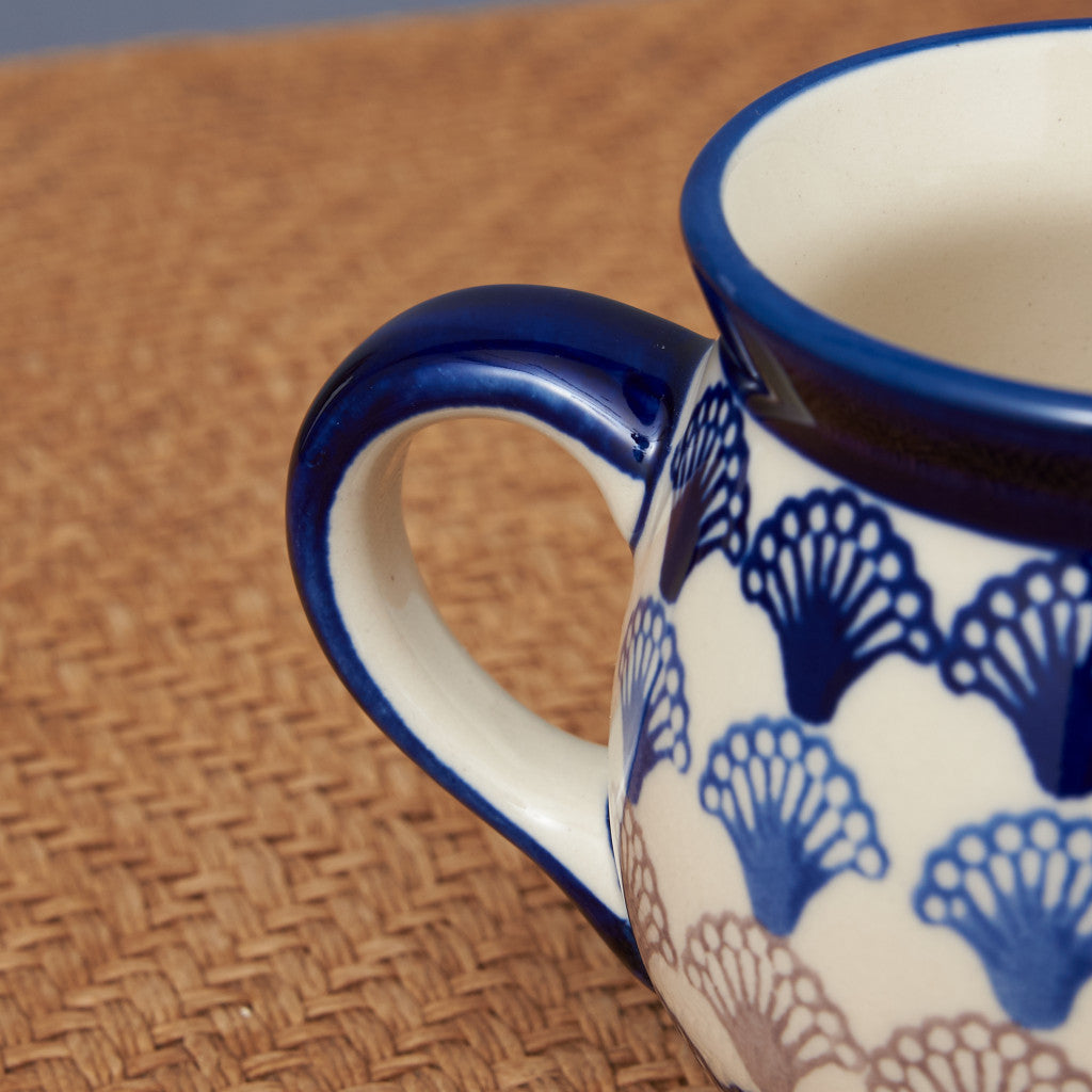 ポーリッシュポタリー マグカップ 貝がら