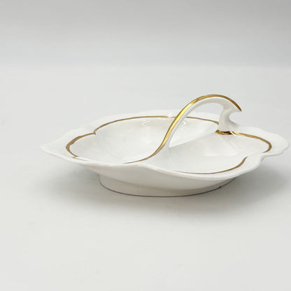 英国ヴィンテージ リーフ プレート