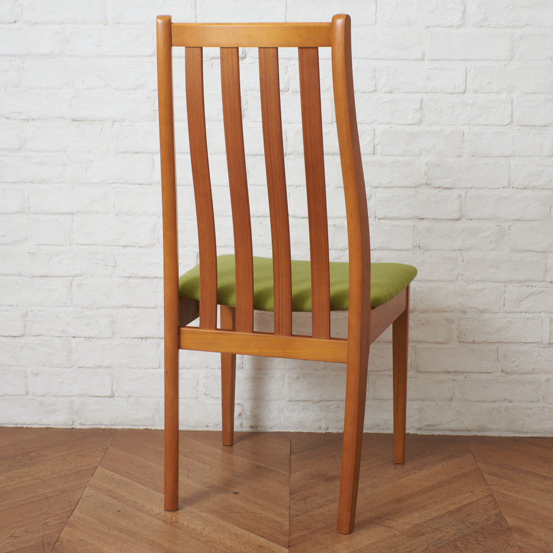 英国ヴィンテージ ダイニングチェア / 張替済