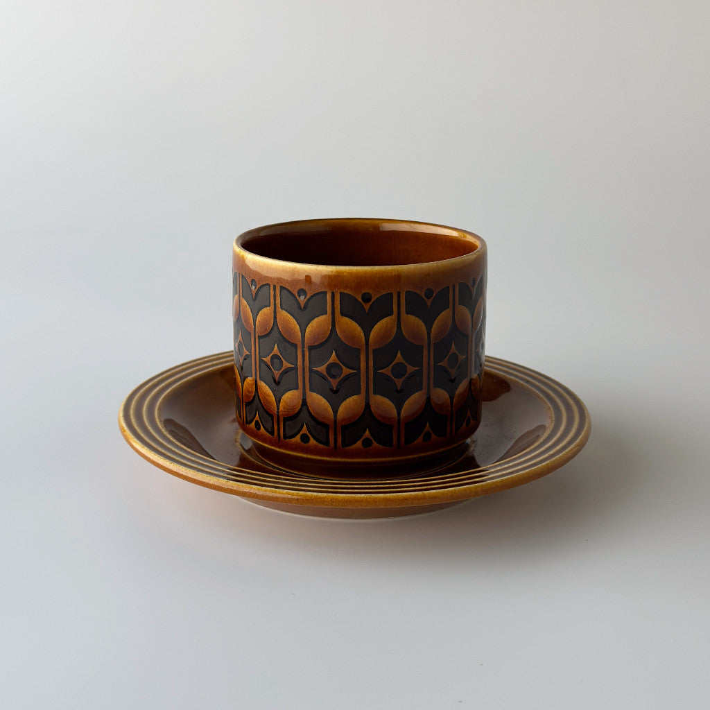 HEIRLOOM エアルーム カップ&ソーサー Autumn brown