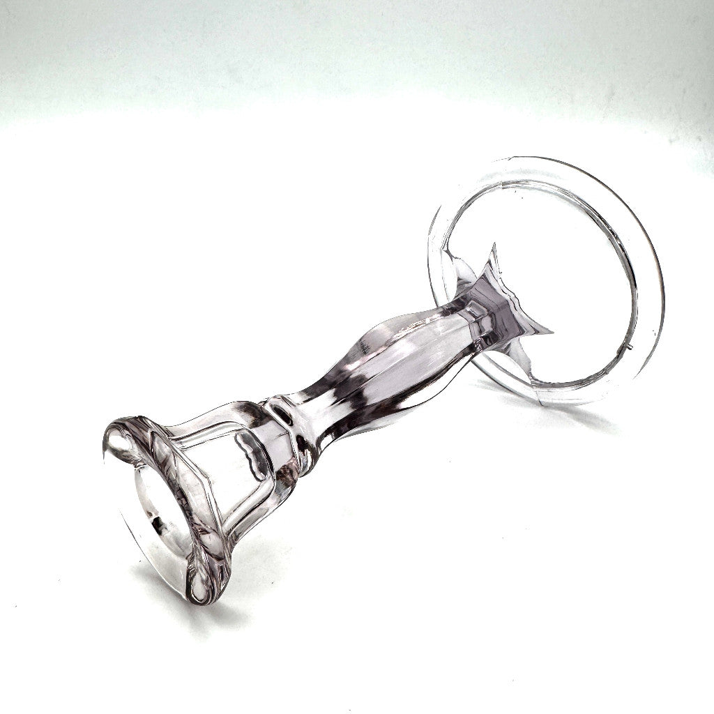 英国クラシック ガラス キャンドルスタンド