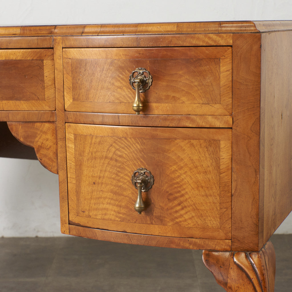 英国アンティーク 両袖デスク