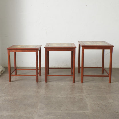 デンマーク TOFTEN タイルトップ ネストテーブル