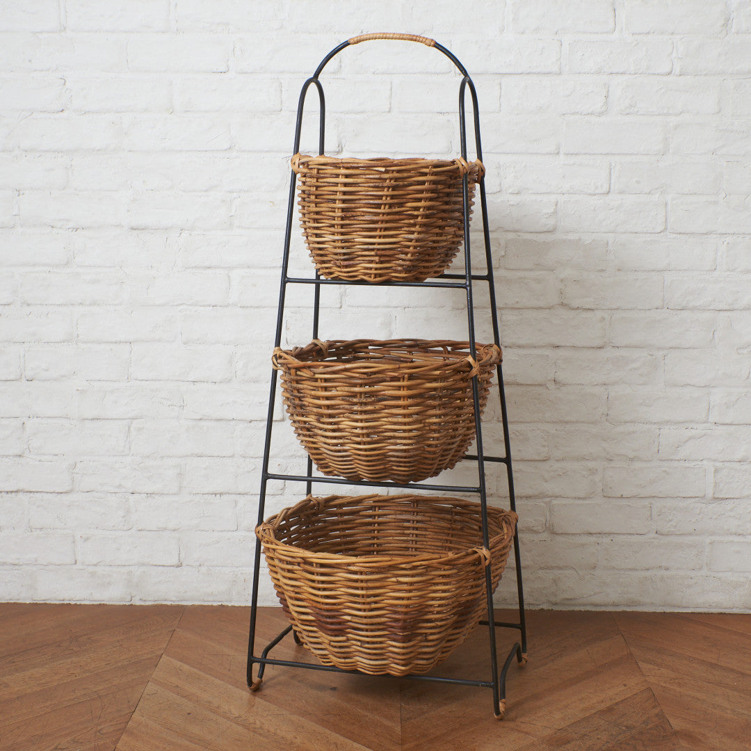 ヴィンテージ バスケットスタンド