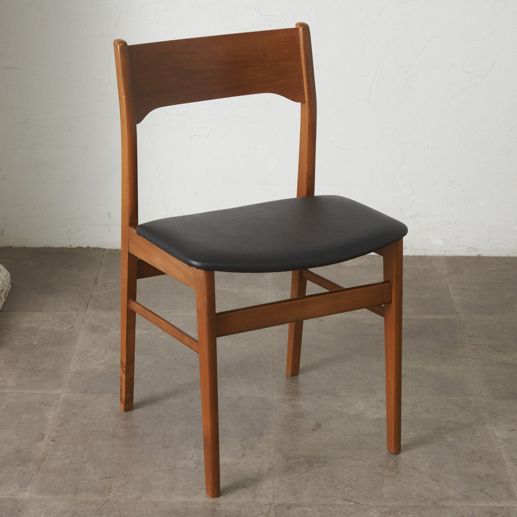 英国ヴィンテージ ダイニングチェア / 張替済