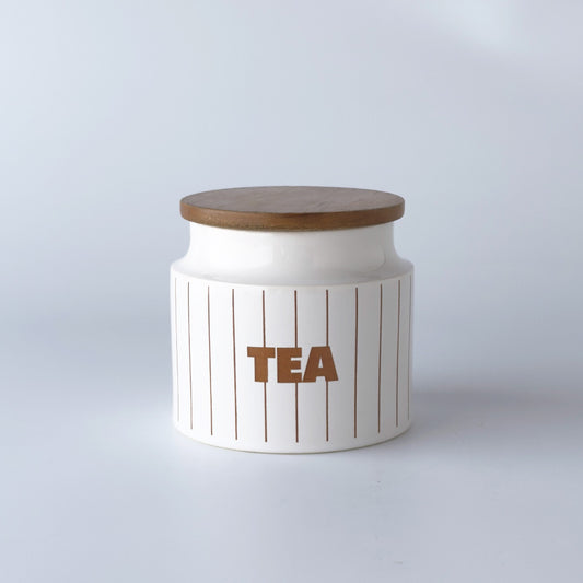 STRIPE ストライプ キャニスター "TEA"