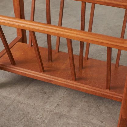 北欧ヴィンテージ チーク材 マガジンラック