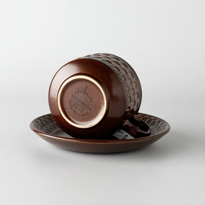 Pennine ペンニン カップ＆ソーサー ブラウン