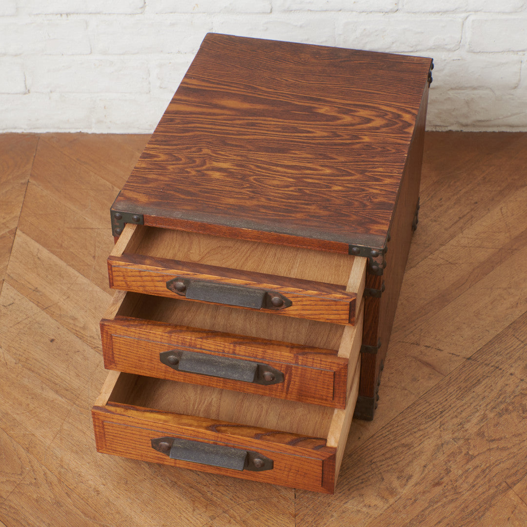 時代箪笥 3段 小引き出し – rocca rocca