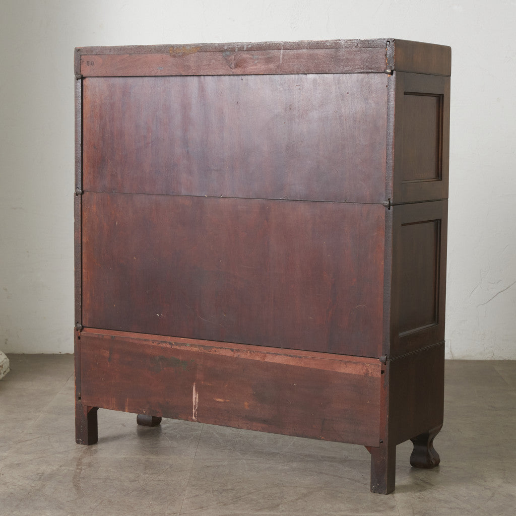 英国アンティーク スタッキングブックケース