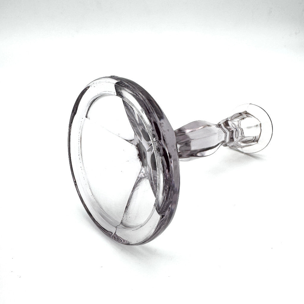 英国クラシック ガラス キャンドルスタンド