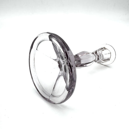 英国クラシック ガラス キャンドルスタンド