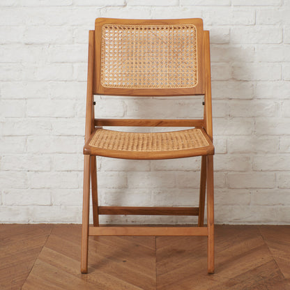 ラタン編み フォールディングチェア