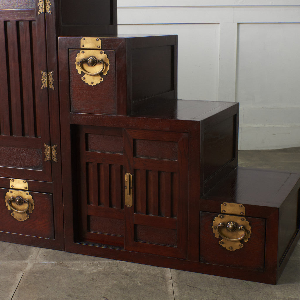 李朝家具様式 両面型 階段箪笥