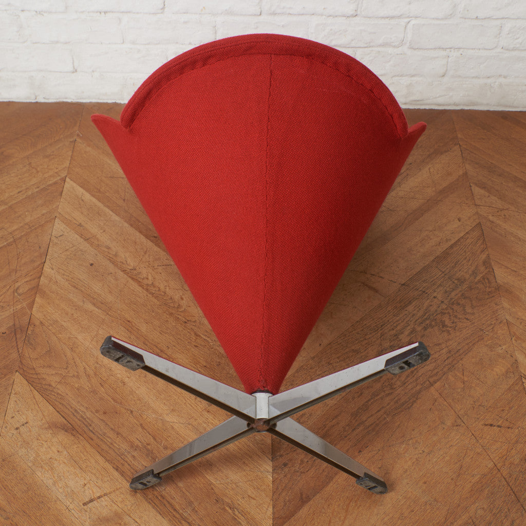 ヴェルナー・パントン Verner Panton（ヴェルナー・パントン）パントンチェア “1-2-3” 黒革