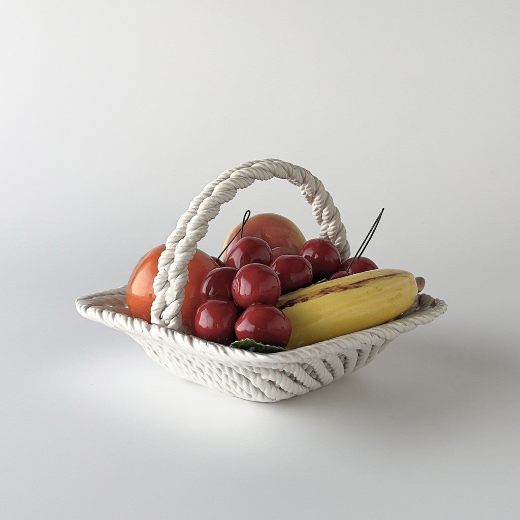 ヴィンテージ セラミック フルーツバスケット