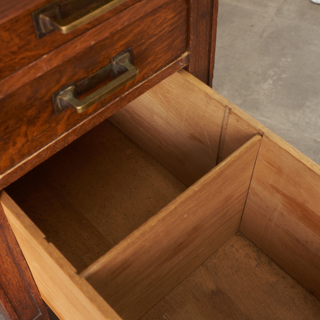 英国アンティーク 両袖デスク