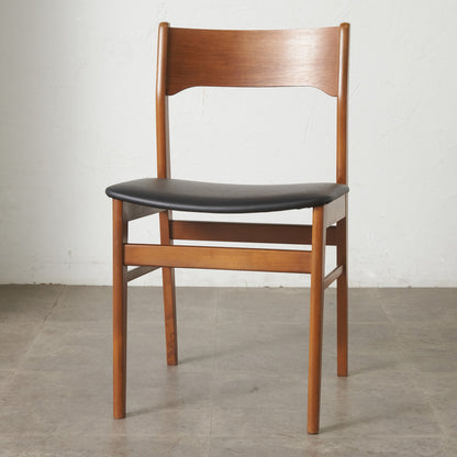 英国ヴィンテージ ダイニングチェア / 張替済