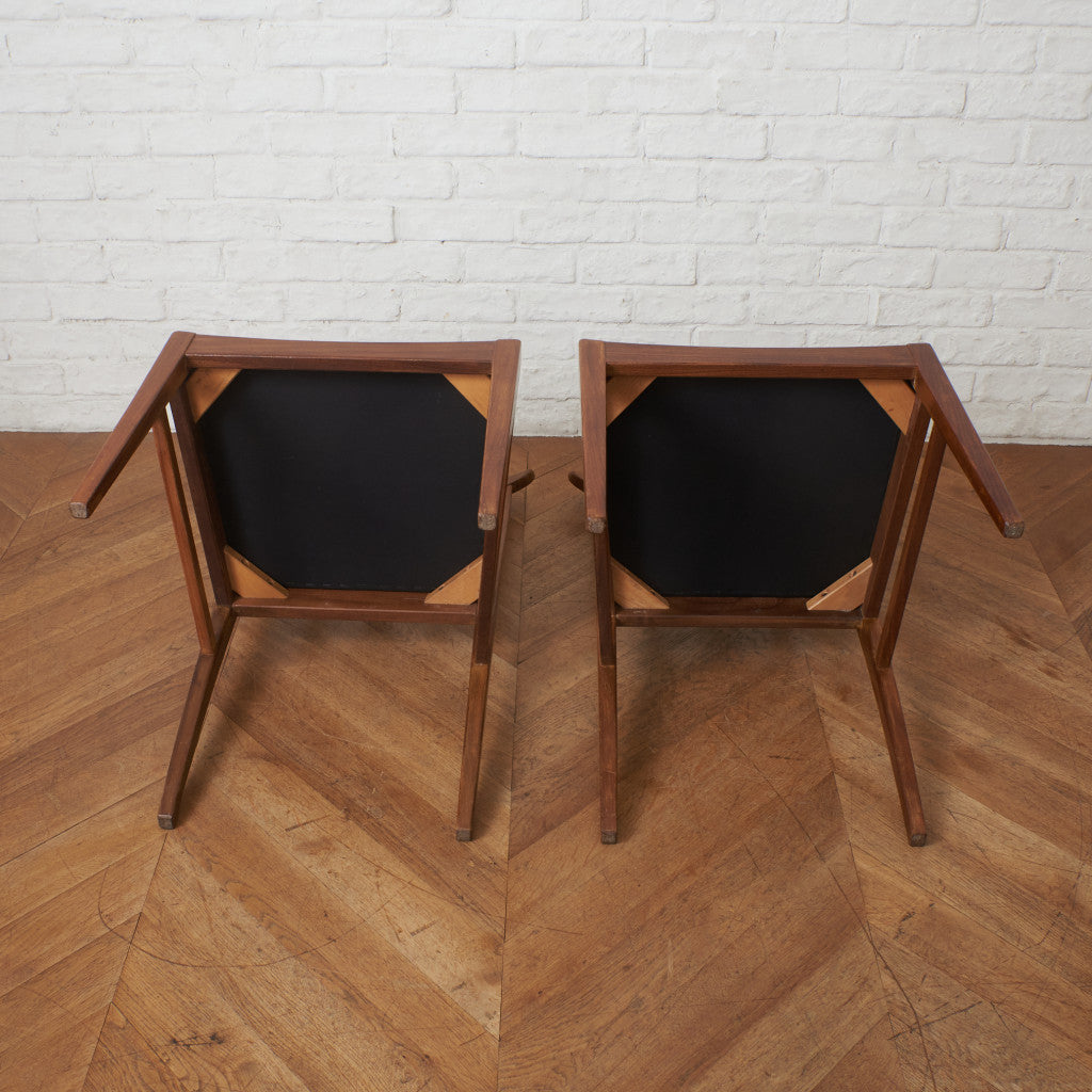 Brazilia ダブルバックチェア 2脚セット / 張替済