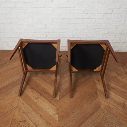 Brazilia ダブルバックチェア 2脚セット / 張替済