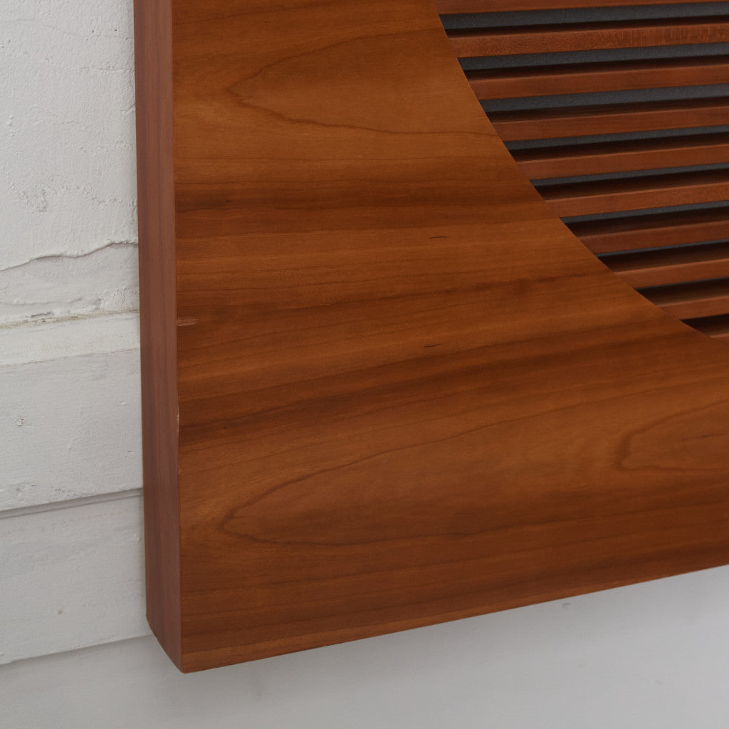 チェリー材 壁掛けCDラック