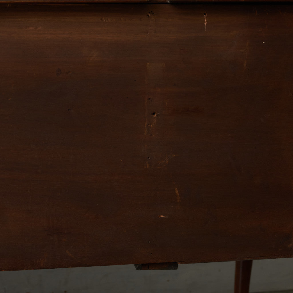 アンティーク ウォールナット材 両袖デスク