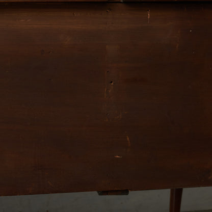 アンティーク ウォールナット材 両袖デスク