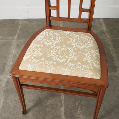 アールヌーボー ハイバックチェア / 張替済