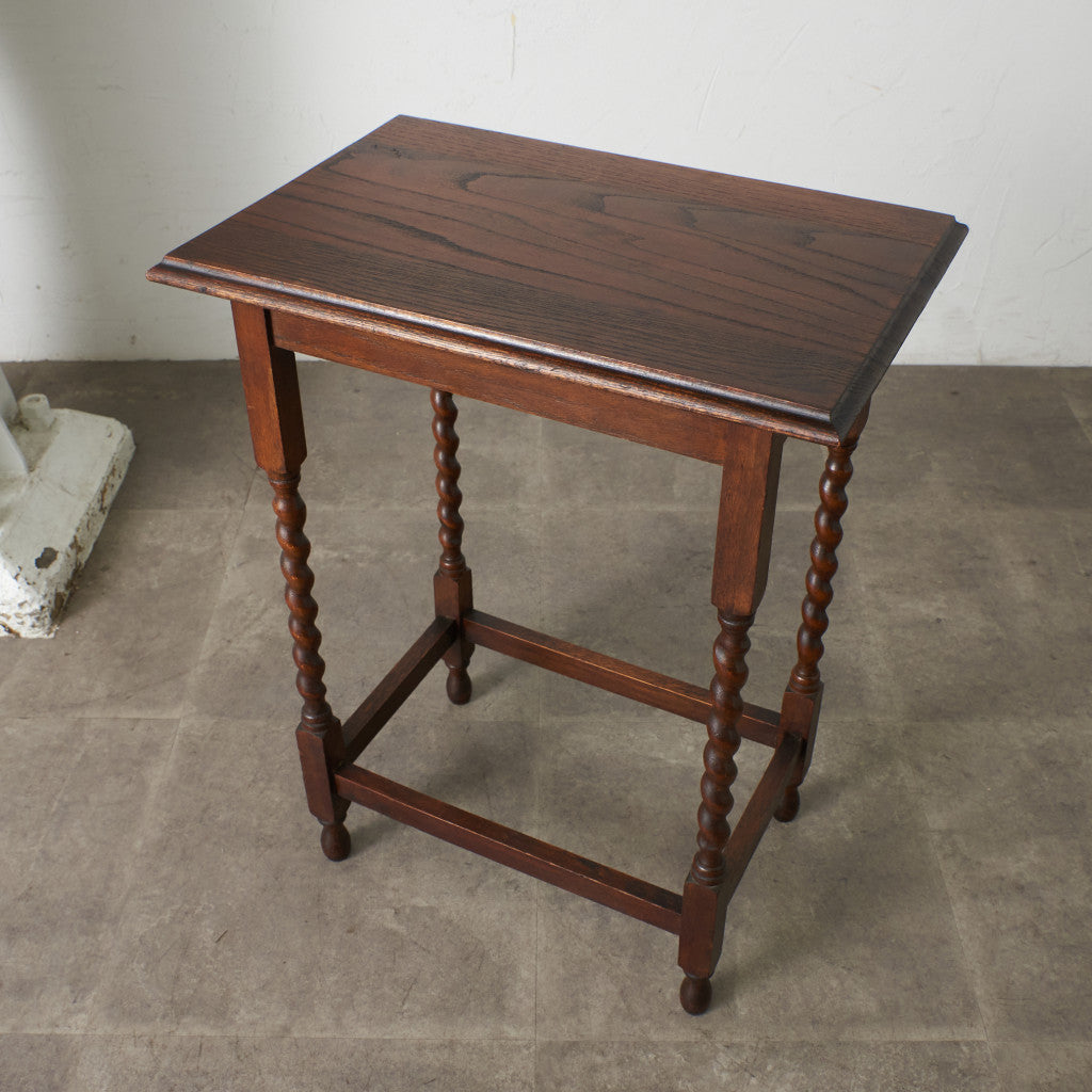 英国クラシック バーリーシュガーツイスト サイドテーブル