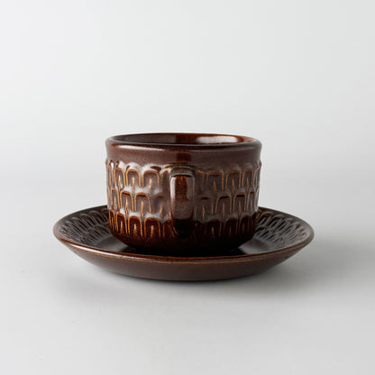 Pennine ペンニン カップ＆ソーサー ブラウン