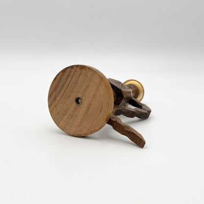 ヴィンテージ 木製 キャンドルスタンド